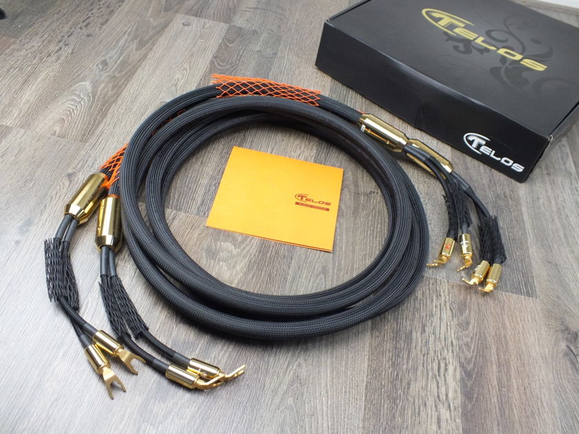 Telos Audio Design Gold Reference Signature Mk2 speaker cables 3,0 metre