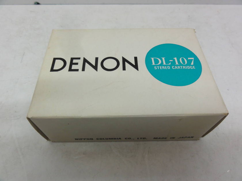 "New Other / Mint" Denon DL-107 MM Phono Cartridge (Ultra Rare)  - Never Mounted Stored 50+ Years Temperature / Humidity Controlled Environment”