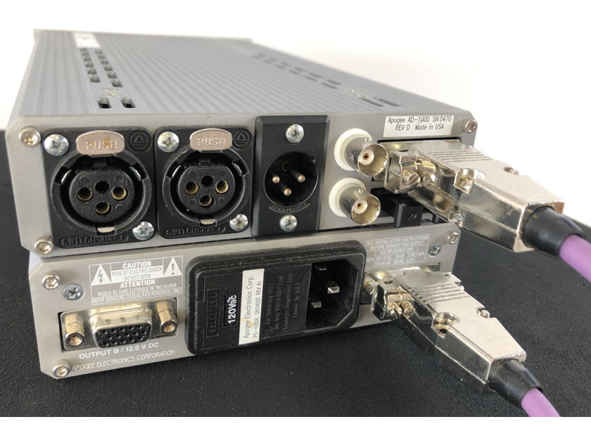 Apogee AD-1000 Reference Standard 20-bit Resolution A/D Converter with PS-1000E External Power Supply