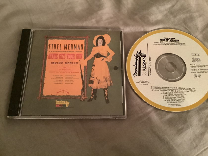 Ethel Merman MCA Classics Records CD Annie Get Your Gun