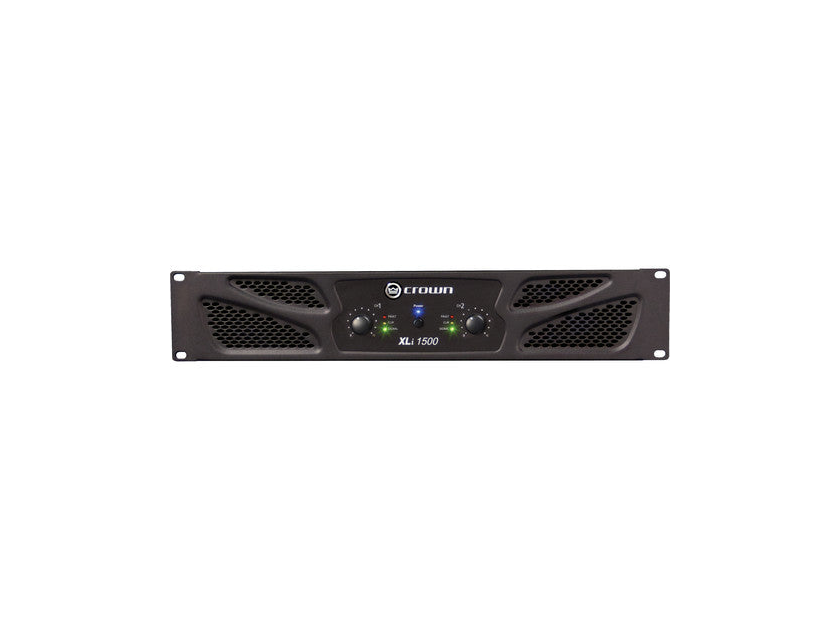 Crown Audio XLi 1500 2-Chann Power Amplifier CRWNXLI1500SWRB