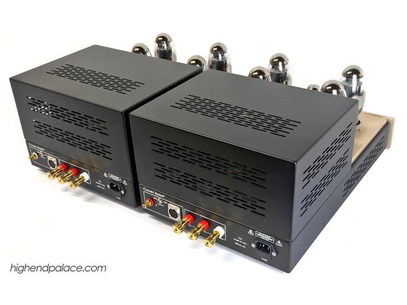 NEW! CLASS A 250 Watts per channel Tube Monoblocks by Canary Audio