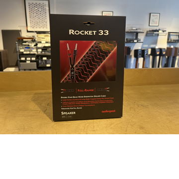 AudioQuest Rocket 33 Speaker Cable - 8ft Pair - Mint Co...