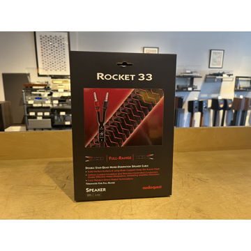 AudioQuest Rocket 33 Speaker Cable - 8ft Pair - Mint Co...