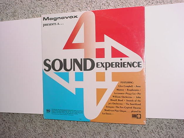 SEALED Magnavox presents 4 sound experience - SQ System...