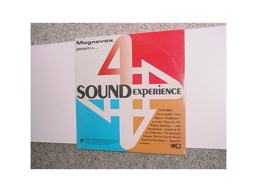 SEALED Magnavox presents 4 sound experience - SQ System Quadraphonic lp record SM CAPITOL QL-6953