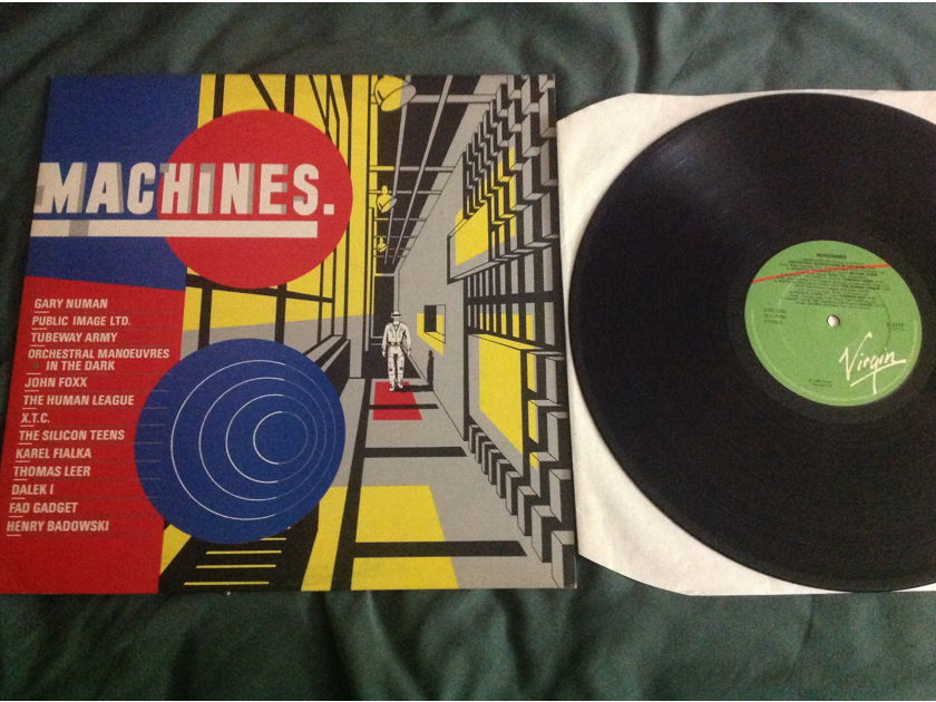 Various PIL X.T.C. John Foxx Others - Machines. Virgin Records U.K. Import Stampers A-2 B-1 Vinyl NM