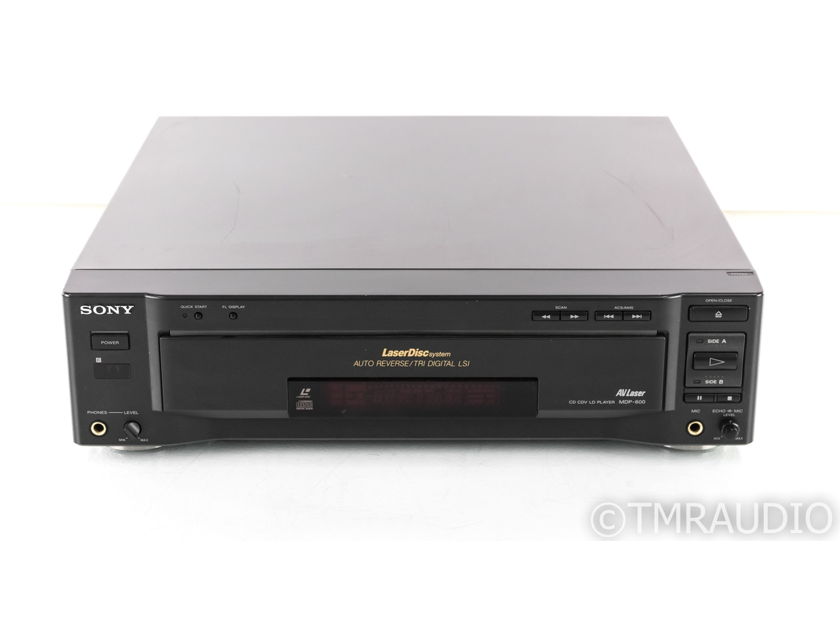Sony MDP-600 LaserDisc LD / CD Player; MDP600 (No Remote) (23181)