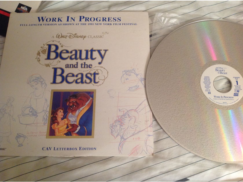 Walt Disney  Beauty And The Beast CAV Letterbox Full Length Version