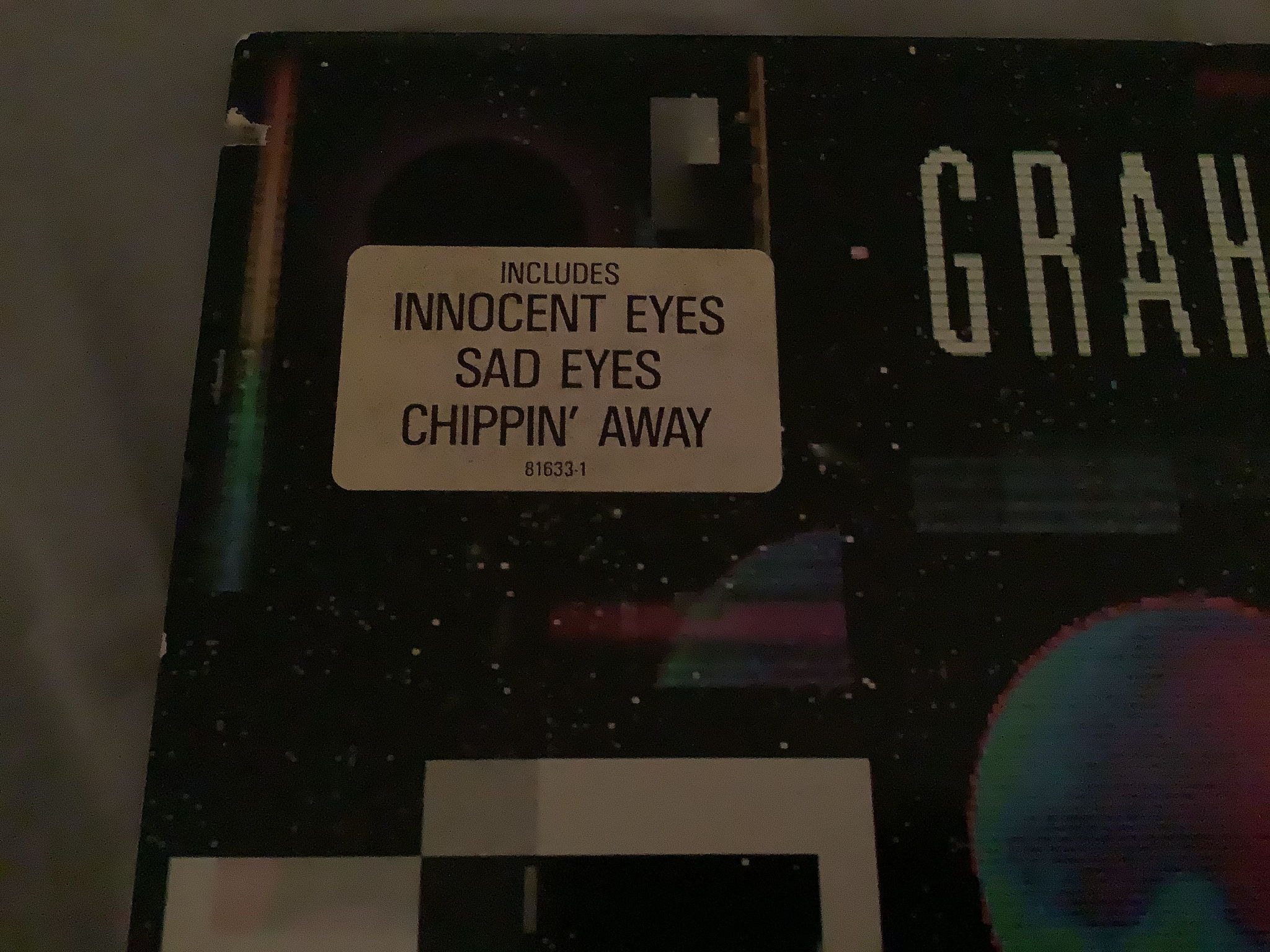 Graham Nash Promo Lp Atlantic Records Stampers 1-2 Both...