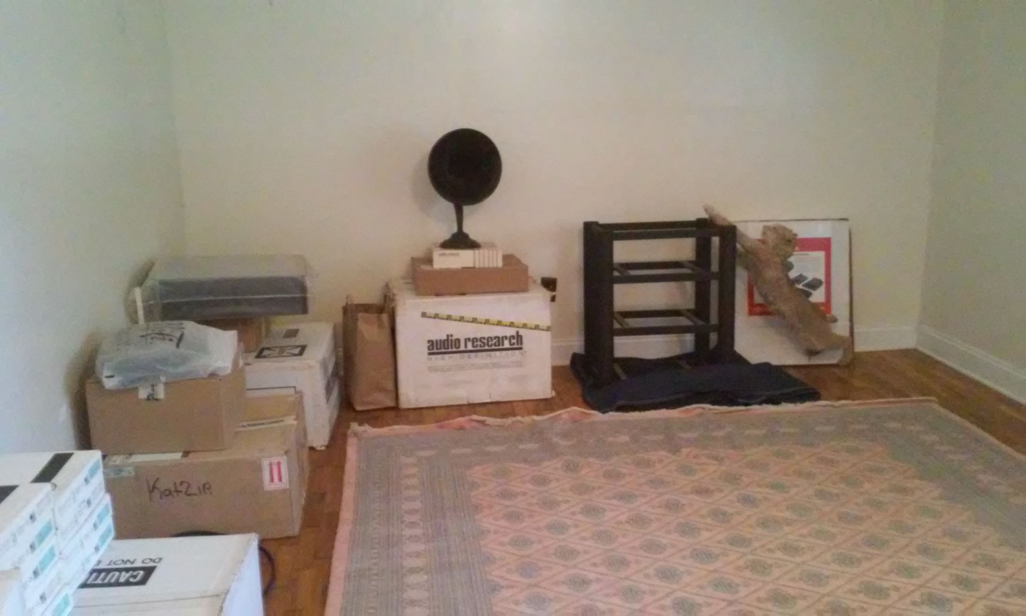 Moving into the new music room