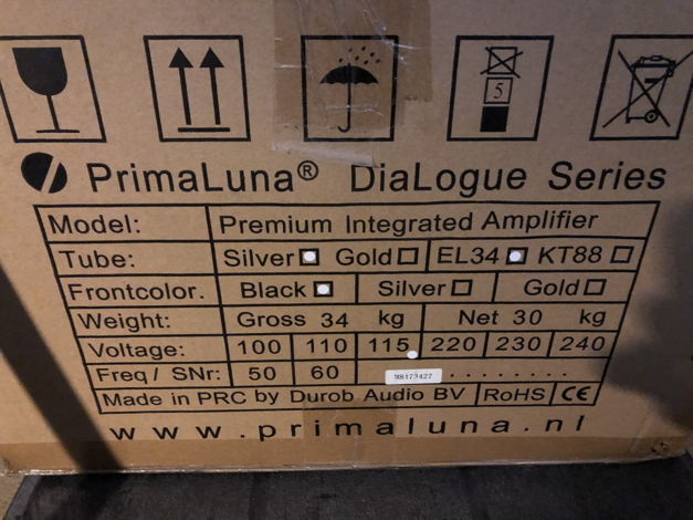 PrimaLuna Dialogue Premium Integrated Tube Amp