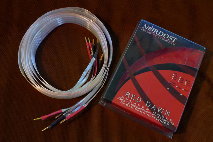 Nordost Red Dawn 3m bi-wire Speaker Cables Rev. 2