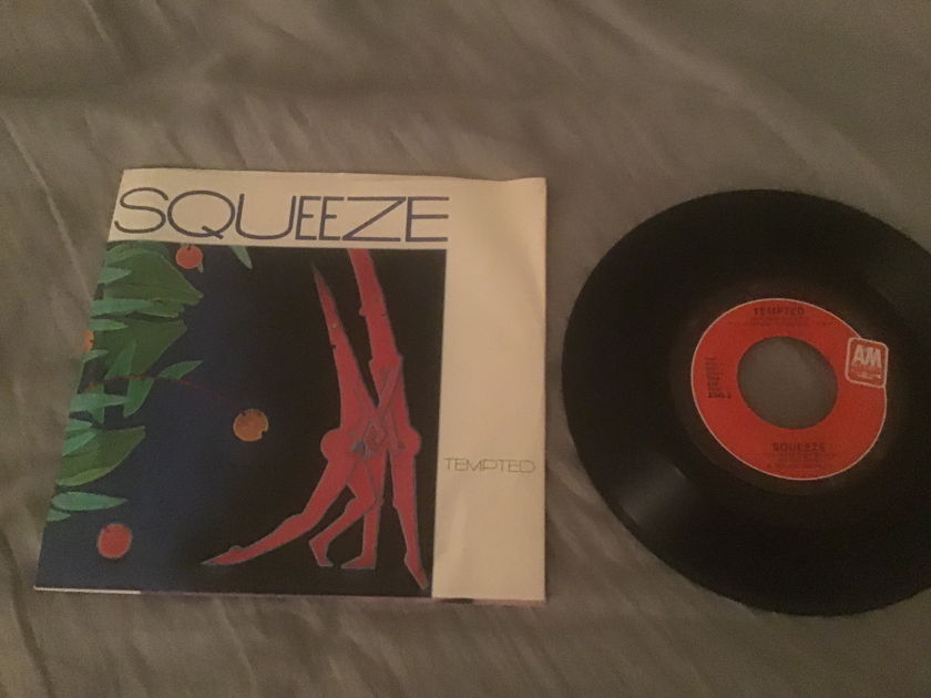 Squeeze  Tempted/Trust 45 With Picture Sleeve Vinyl NM