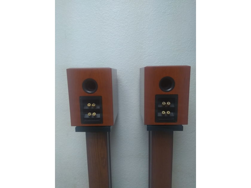 Boston Acoustics VR-M50 Speakers w/ gWiz Custom Made Speaker Stands, Very Nice