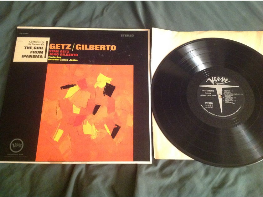 Getz/Gilberto Getz/Gilberto With Hyper Sticker Black Verve Records