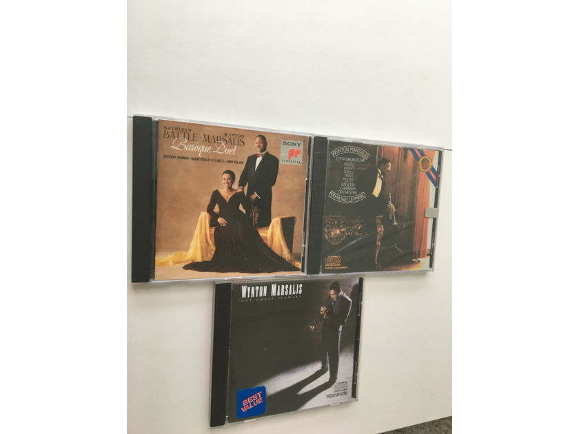 Jazz cd lot of 3 cds Wynton  Marsalis  1 sealed 2 used