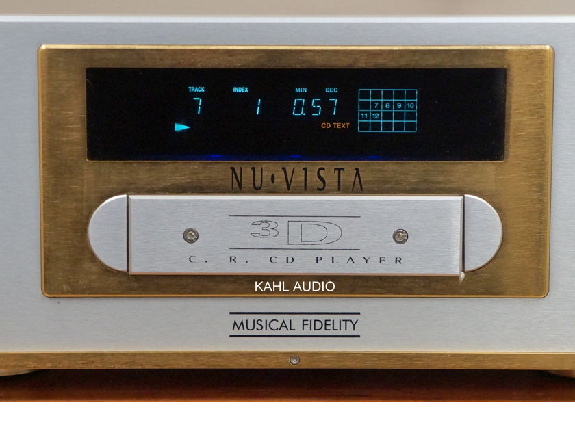 Musical Fidelity NuVista 3D CD player. Stereophile NEW