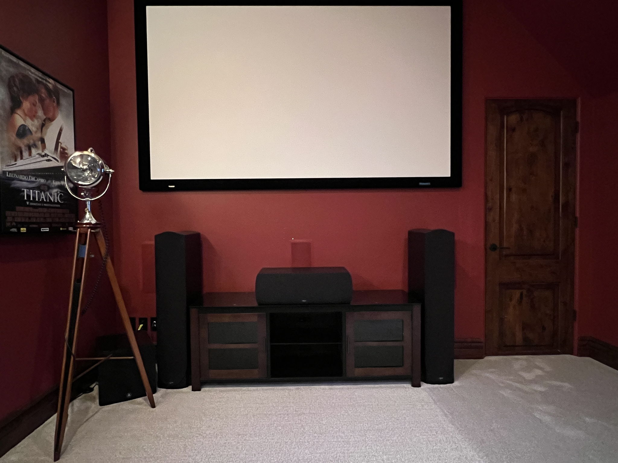 Home Theater Room for fun and family not serious sound