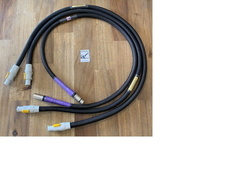 Revelation Audio Labs CryoSilver Reference umbilical power cable kit for Musical Fidelity kW, M3, NuVista, TriVista, Titan amplifiers