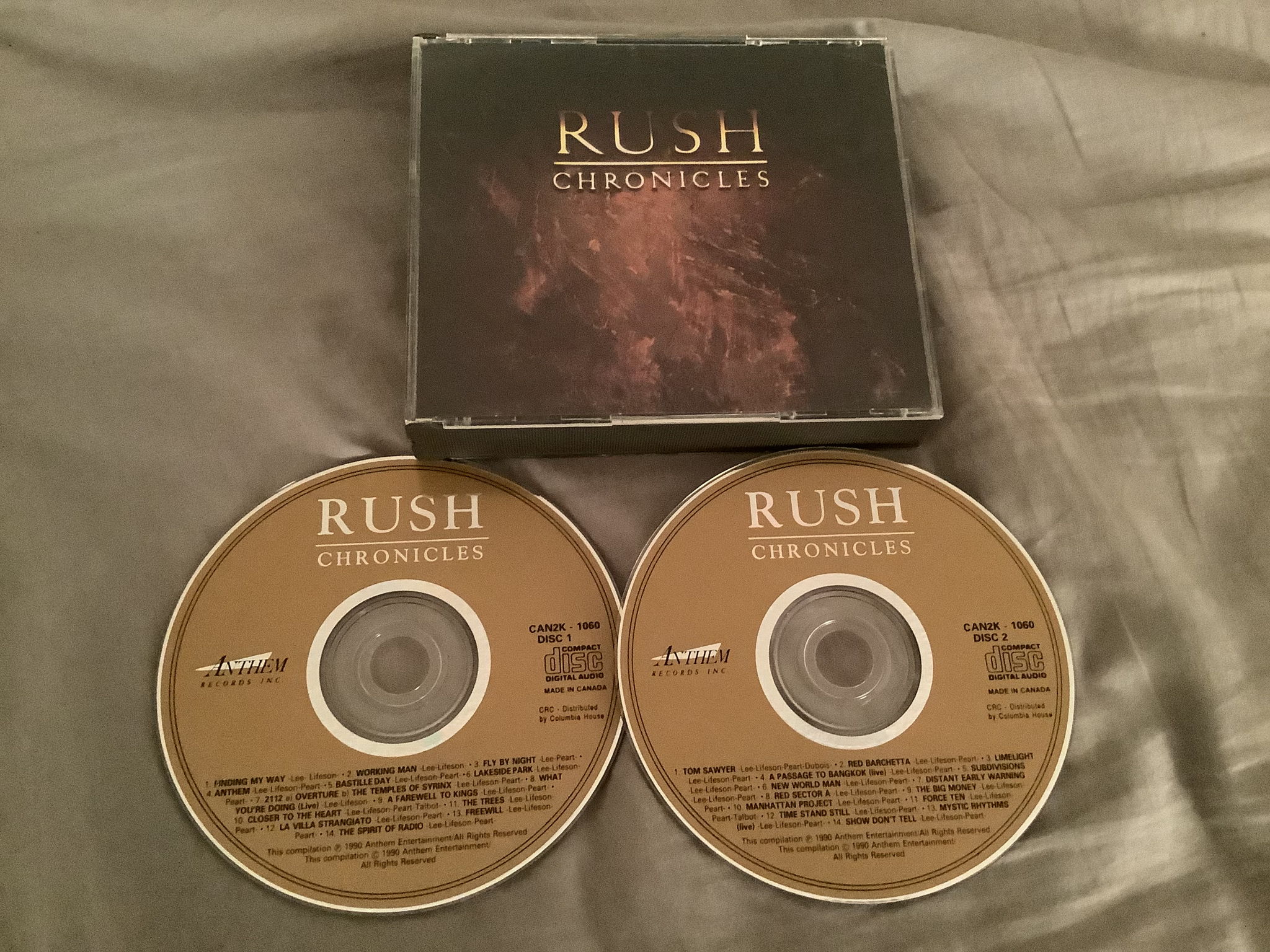 Rush Anthem Records Canada  Chronicles