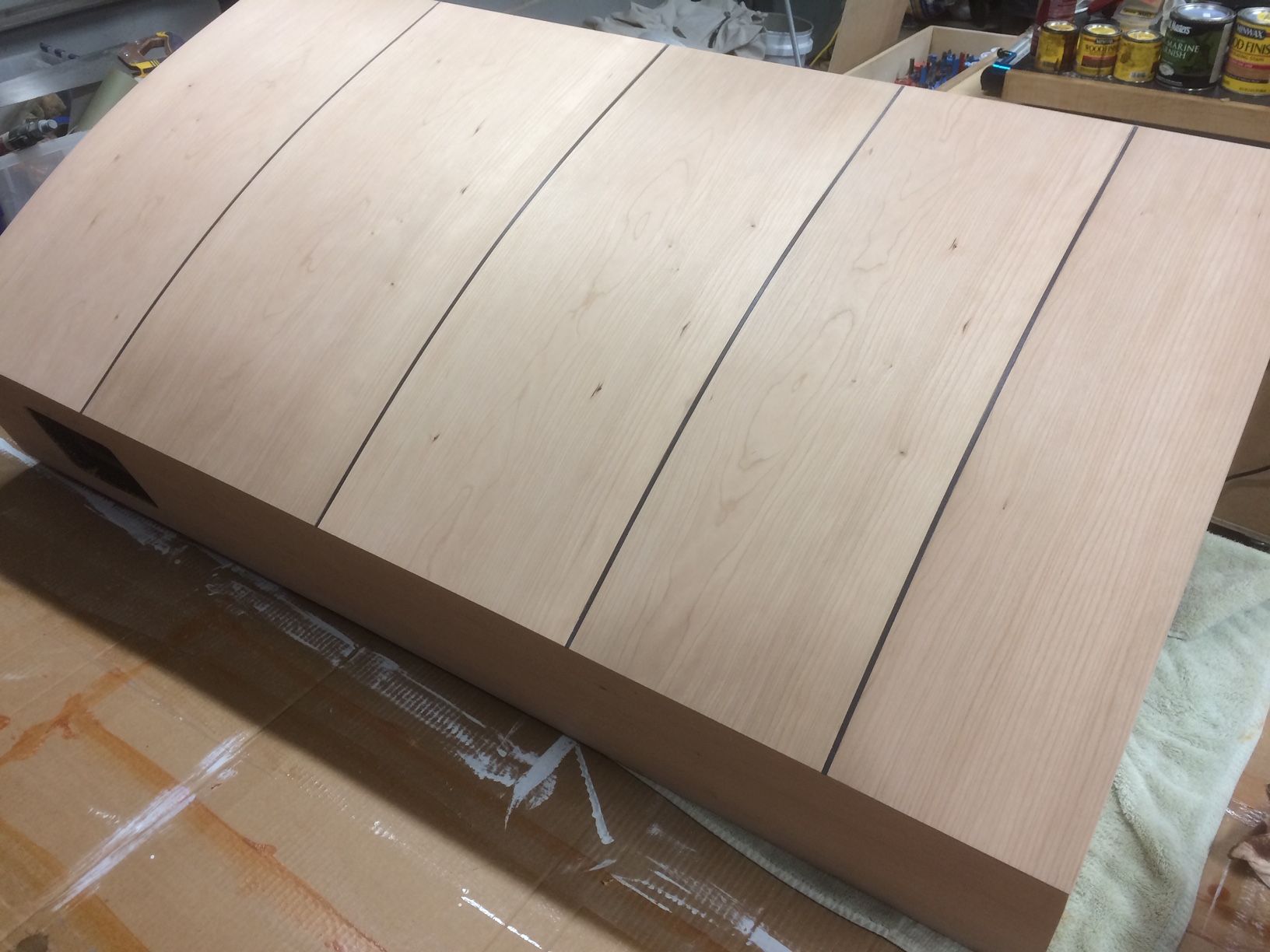 Cherry panels unfinished