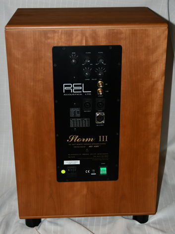 REL Storm mkIII matched Cherry wood pair
