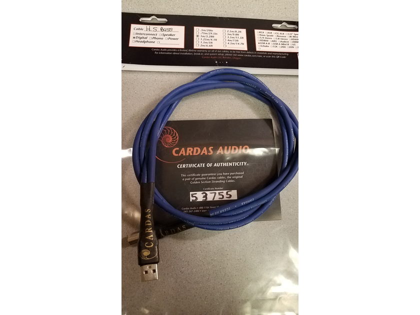 Cardas Audio Clear High Speed USB A-B 1m long