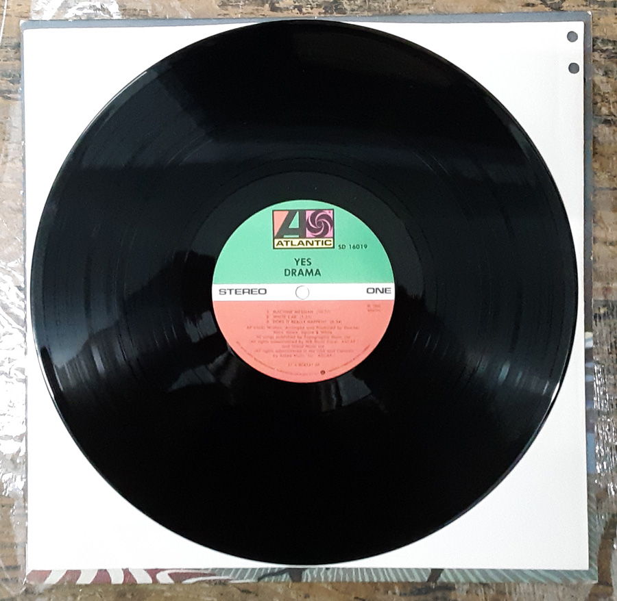 Yes – Drama NM- 1980 ORIGINAL VINYL LP Atlantic Records... 5