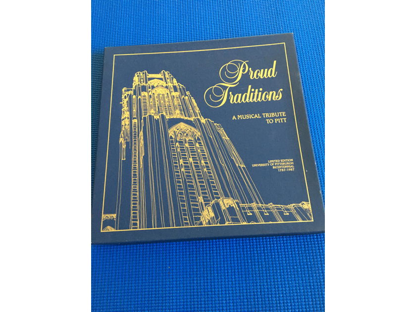 Proud traditions a musical tribute to Pitt limited  University of Pittsburgh Bicentennial Lp box set
