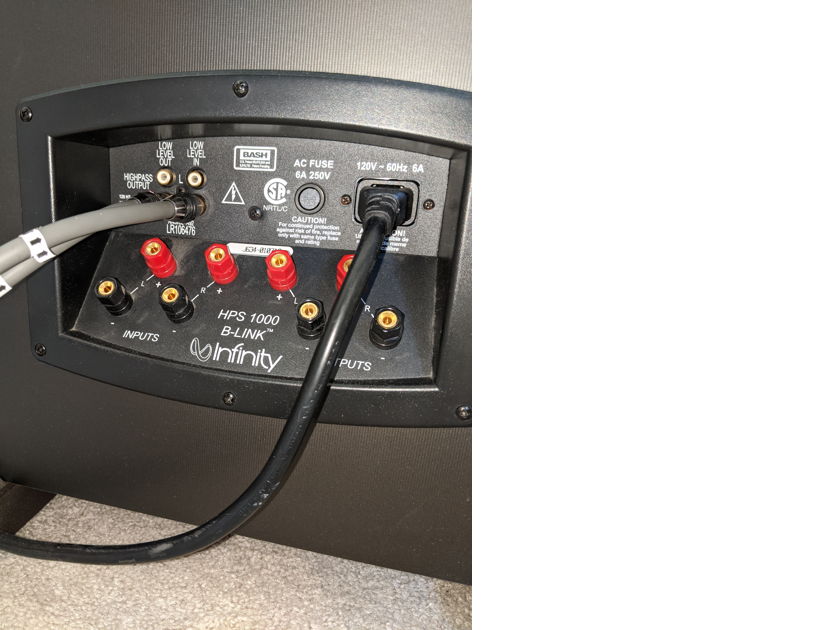 Infinity hps deals 1000 subwoofer