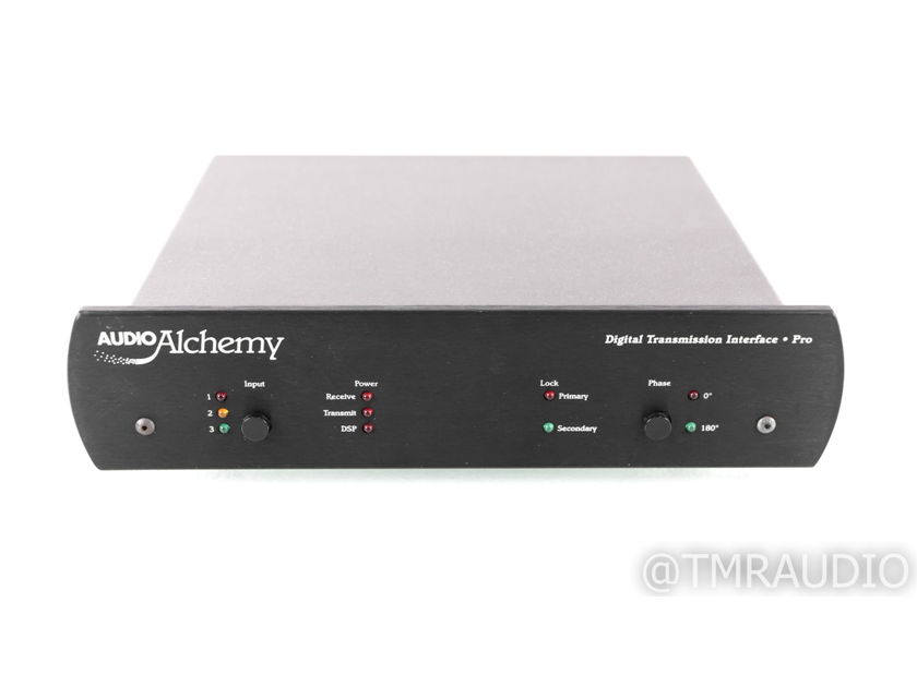 Audio Alchemy Digital Transmission Interface Pro Jitter Filter; DTI Pro w/ PSU (23276)
