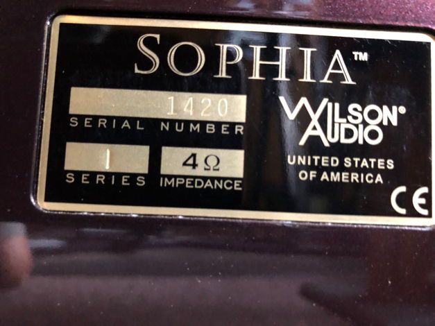 Wilson Audio Sophia