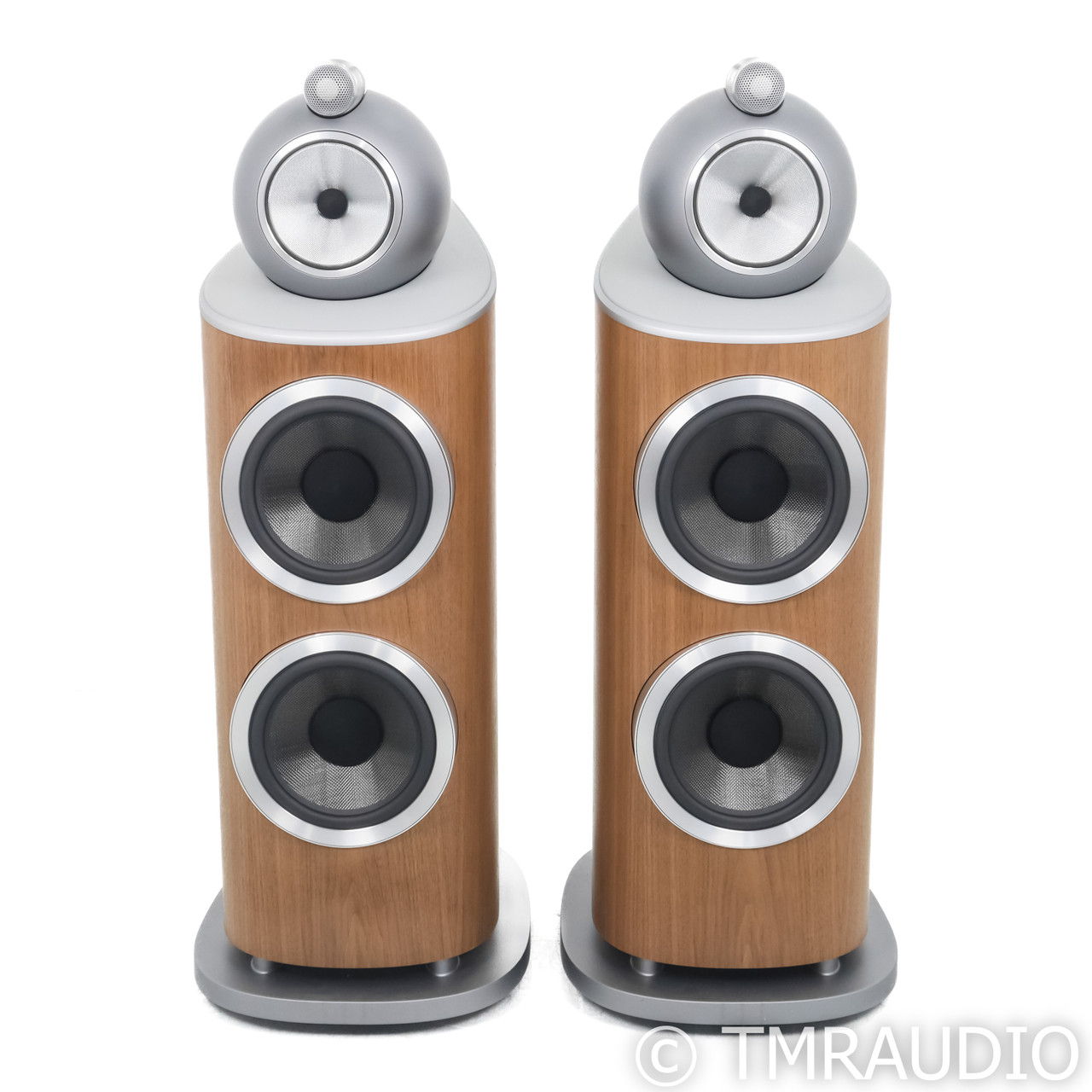 B&W 801 D4 Floorstanding Speakers; Walnut Pair (62754) 3