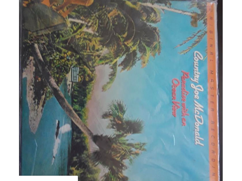 Country Joe McDonald Paradise with an Ocean View - MFSL Original Master Recording - New/Sealed from 1981