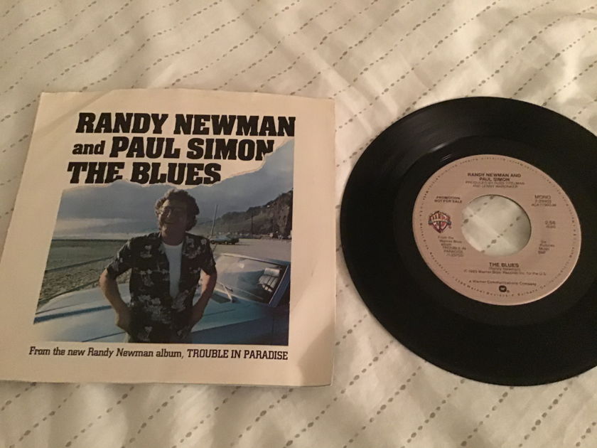 Randy Newman Paul Simon  The Blues Promo Mono/Stereo With Sleeve