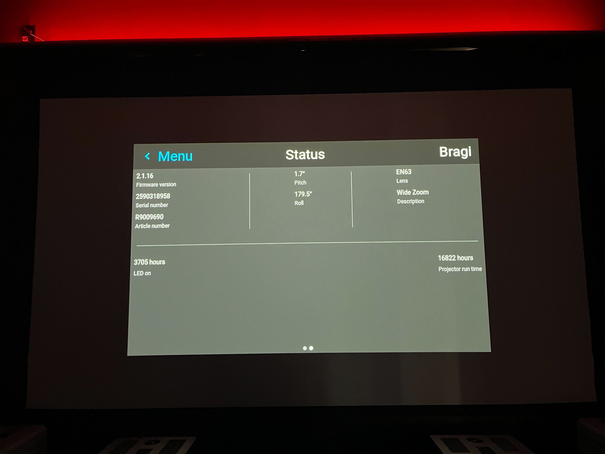 Barco Bragi 4K UHD Projector, Demo 15