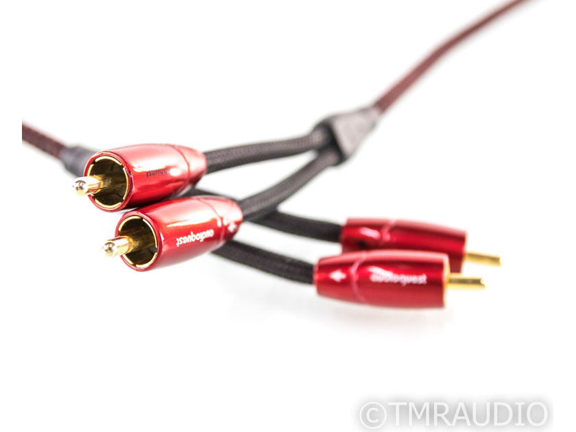 AudioQuest Golden Gate RCA Cables; 2m Pair Interconnects (25741)
