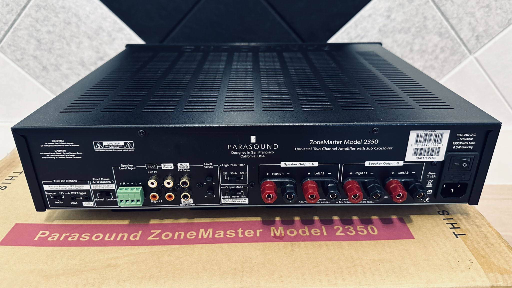 Parasound ZoneMaster 2350 Universal 2 Channel Amplifier... 10